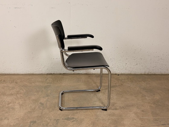 Image 1 of Sedia a sbalzo S43F di Mart Stam per Thonet, anni '70, set di 4 pezzi