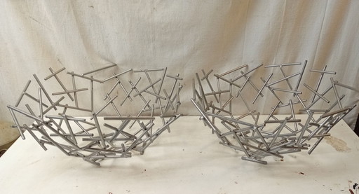 2 Alessi Style Fruit Bowls