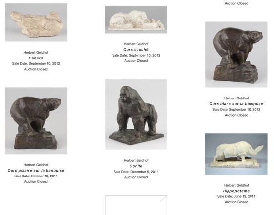 Sculptures d'animaux hiboux en pierre par Herbert Geldhof, années 1960 – Stone, Mid Century Modern (photo 16 of 16)