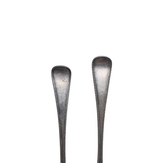 Image 1 of Antiek zilveren vork en lepel van Kempen, begin 1900