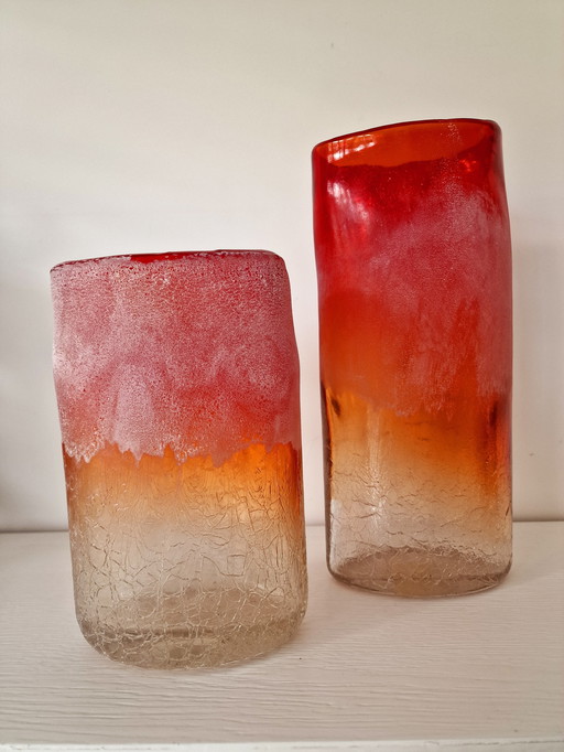 Blenko Conical Vases