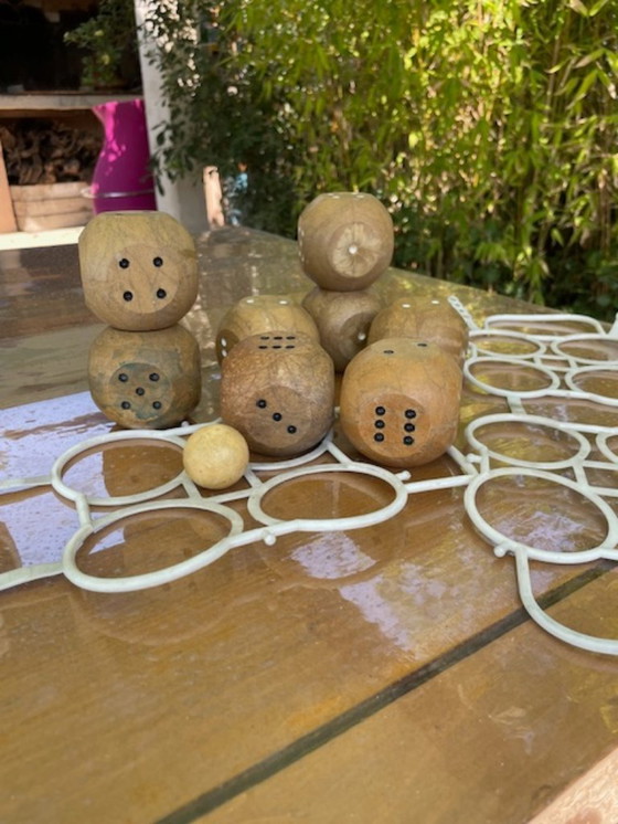 Image 1 of Vintage speelgoed uit de jaren 60: drie sets ballen, collectie uit de jaren 60, geen blik, automaat