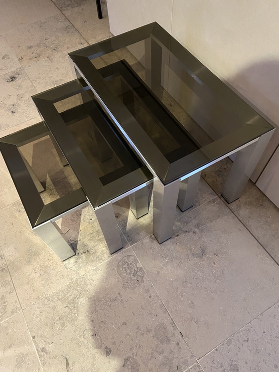 Image 1 of Set bijzettafels strak design