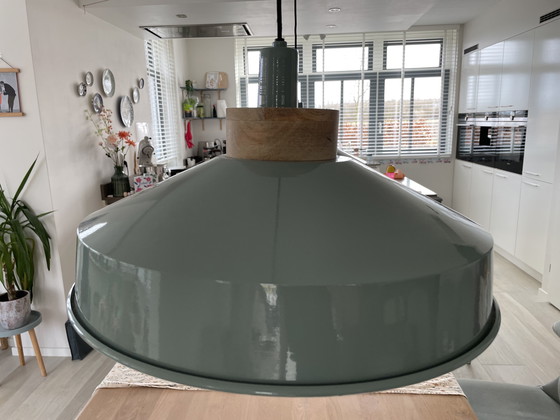 Image 1 of Set mit 2 mintgrünen Pendelleuchten – 45 cm