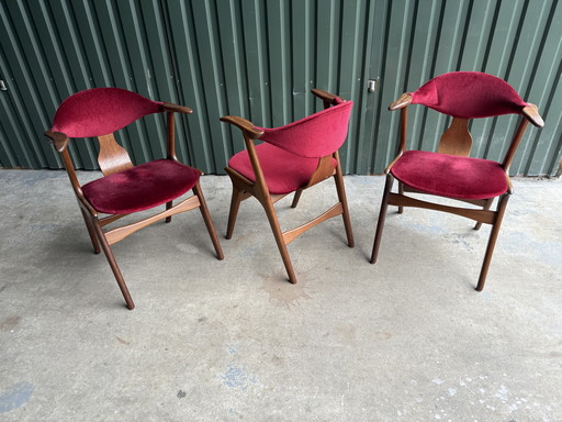 Ava Koehoorn Chairs Set/3 Louis Van Teeffelen