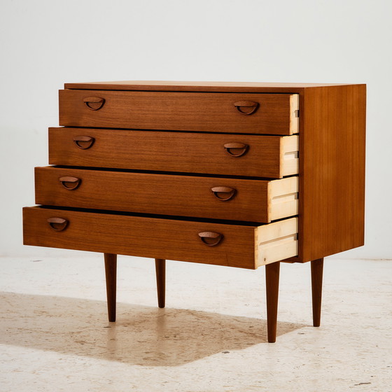 Image 1 of MK11131 Cómoda de cuatro cajones de Kai Kristiansen para Feldballes Møbler