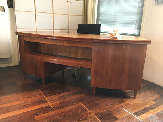 Image 1 of 1930s Pearwood Desk