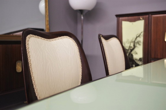 Image 1 of Exceptional Complete Vintage Dining Set - Fratelli Rigamonti Desio (Milan), 1940