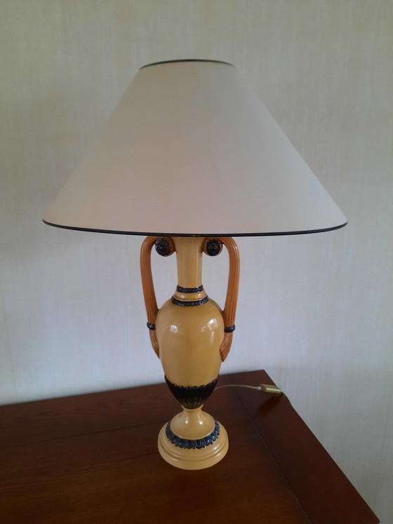 Beautiful large Kullmann earthenware light-sealed table lamp – Ceramic (photo 2 of 9)