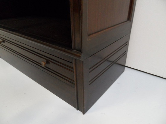 Image 1 of Bibliothèque empilable vintage avec barre, années 1960