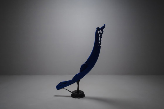 Image 1 of Handcrafted Ultramarine Sculpture by Bruno Helgen, Bali, 2000s
