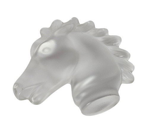 Image 1 of Sevres - Made in France - frosted glass - paperweight - kristal - geëtst merk - 1960's