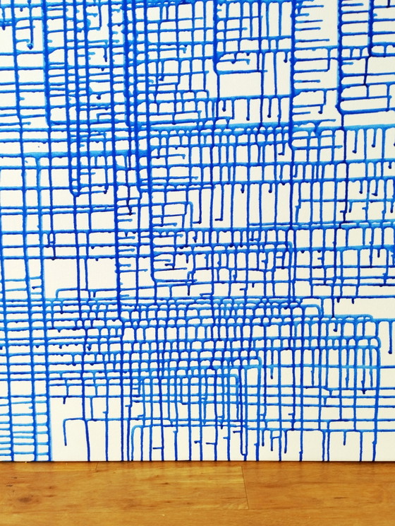 Image 1 of Natia Antadze Composizione astratta Blu XXL