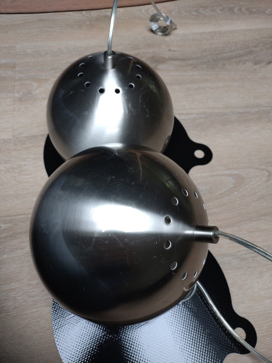 Meerdere Retro Lampen – Hanglampen, polished steel, Aluminium (photo 3 of 5)