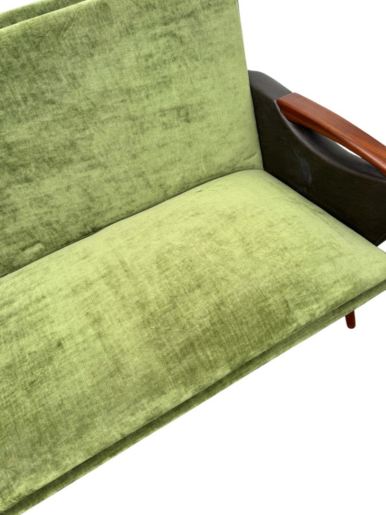 Canapé MCM et 2 Chaises – Coins salon, Textile, Bois (photo 10 of 11)