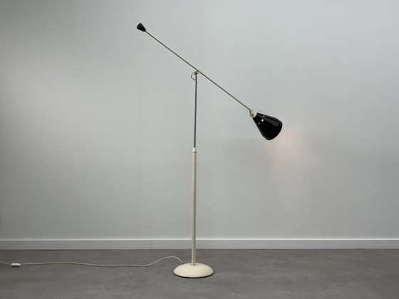 Image 1 of Lampadaire vintage Wim Rietveld modèle 6322 pour Gispen