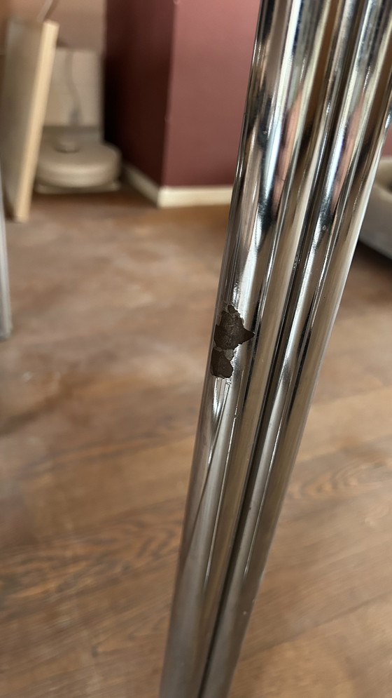 Image 1 of Mesa de comedor Tacke cromada con 4 sillas réplica de Mart Stam