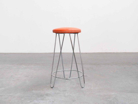Image 1 of Vintage "STOLVIK" barkrukken set van 4, Bauhaus, Space Age, Mid-Century