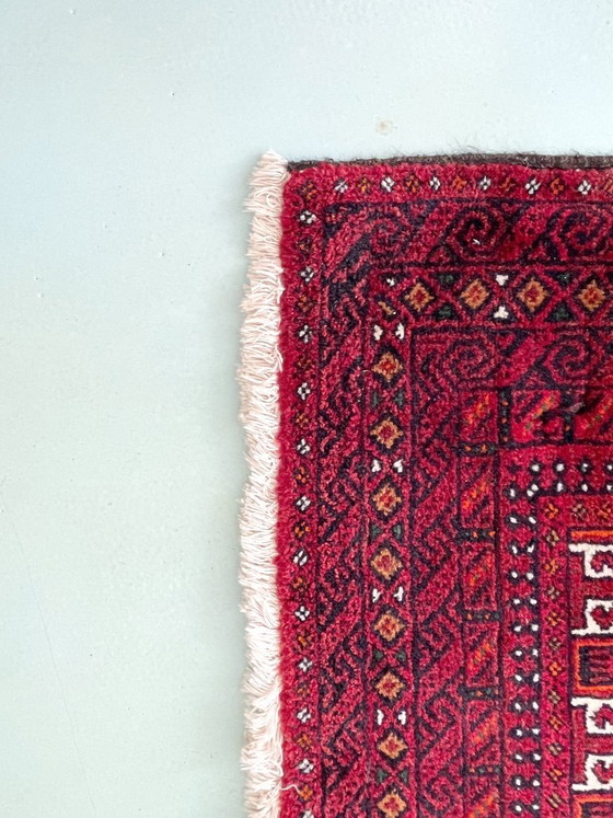 Tappeto Baluchi annodato a mano 215x120 cm Tappeto Orientale rosso – Tappeti, Lana (photo 11 of 13)