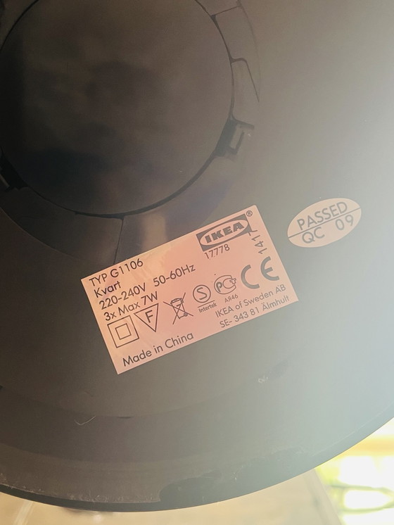 Image 1 of Ikea Kvart floor lamp from the 80-90s