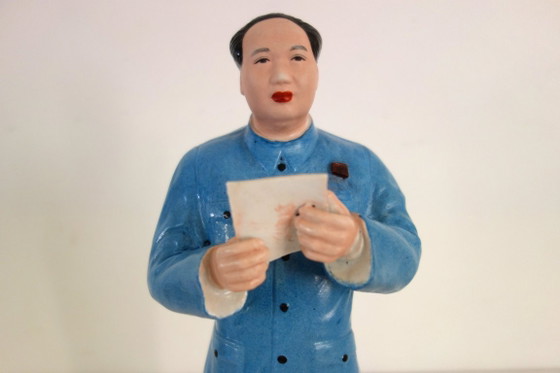 Image 1 of Porzellanfigur von Mao Zedong, Kulturrevolution