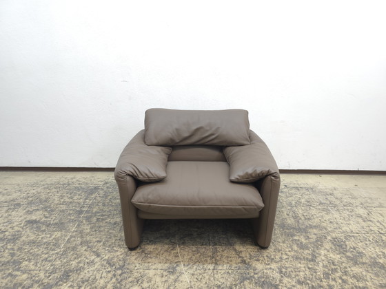 Image 1 of Sillón Cassina Maralunga, sillón de diseño, sillón de cuero, silla