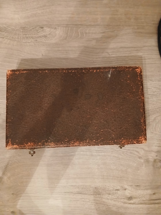 Cofanetto da Collezione 1920 1930 in Corno Bovino Posateria di Thiers Francia Chiusura in Ottone e Acciaio (photo 8 of 12)