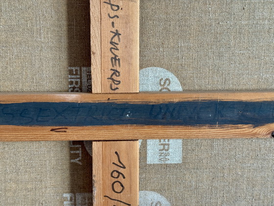 Image 1 of Robert Detheux - Quadri giganti - Calligrafia - collage - 1980