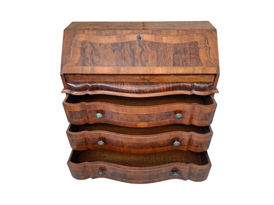 Image 1 of Eleganter Klappschreibtisch aus den 1950er Jahren – Original Mid-Century Modernismus