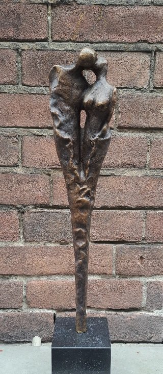 Image 1 of Innamorato, statua in bronzo su piedistallo