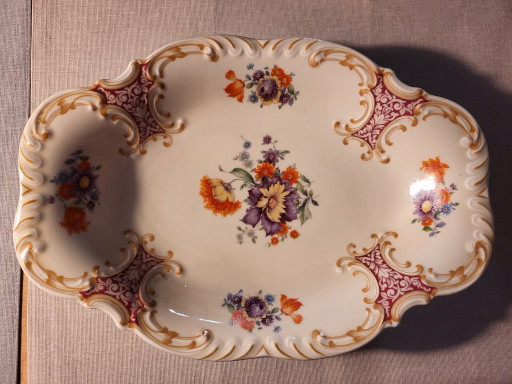 Fuente decorativa antigua Bavaria Schumann circa 1945/1949 – ¡Excelente estado!