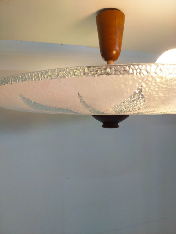 Image 1 of Vintage 50s-60s Scandinavian Ceiling Lamp (Scale Lamp)