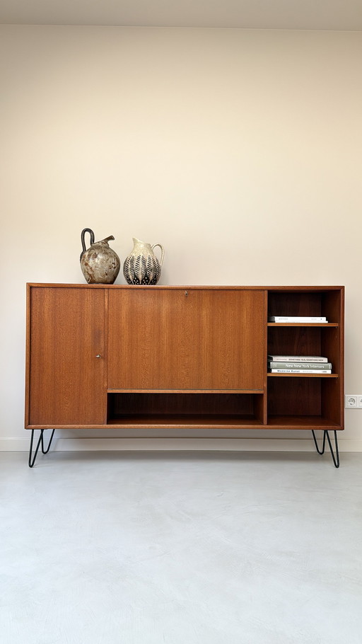 Buffet vintage en bois / buffet haut