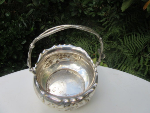 WMF Art Nouveau Antieke Kom met Zwenkhandvat, Verzilverd, Gestempeld WMFM – schalen, Metal, Silver (photo 2 of 16)