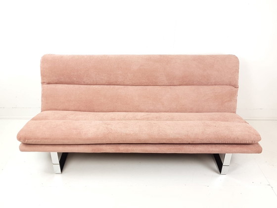 Image 1 of Divano vintage Artifort Kho Liang Le rosa, appena rivestito