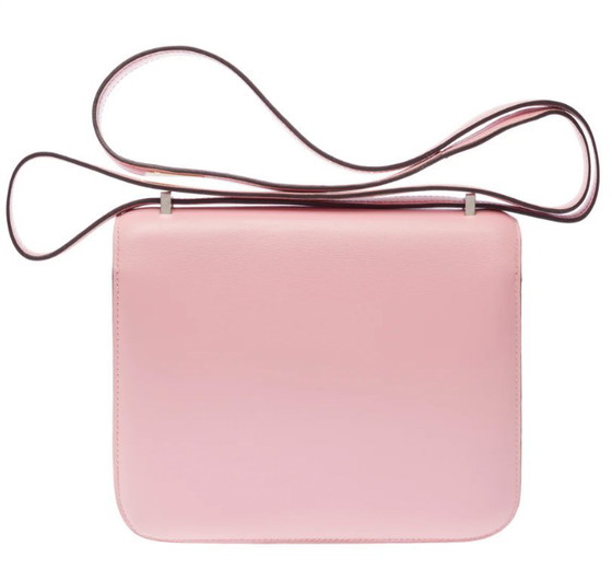 Image 1 of Zak HERMES Constance en Cuir Rose - 103441