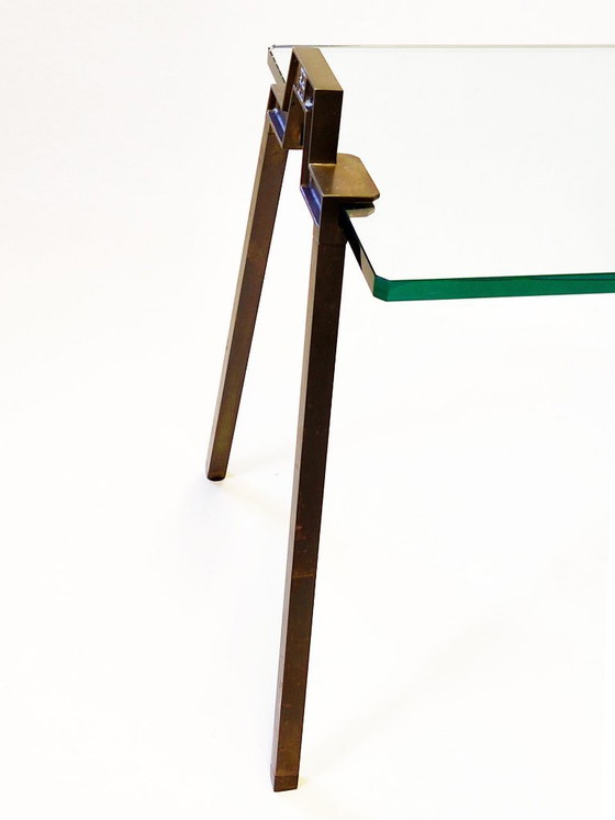 Mesa auxiliar modelo T21 de Peter Ghyczy – Mesas auxiliares, Brass, Metal (photo 14 of 17)