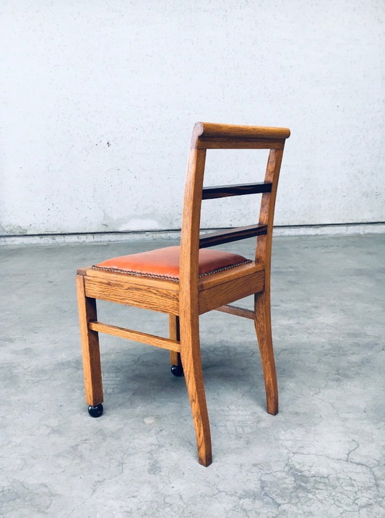 Image 1 of Art-déco-Stuhlset im Stil der Moderne, Belgien, 1930er Jahre