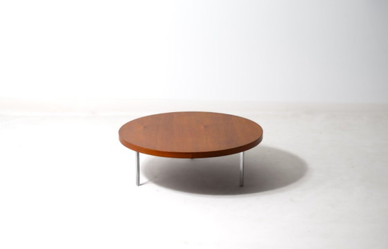 Runder Couchtisch von Koh Liang Le – Artifort, Beistelltische, Holz, Metall (photo 3 of 10)
