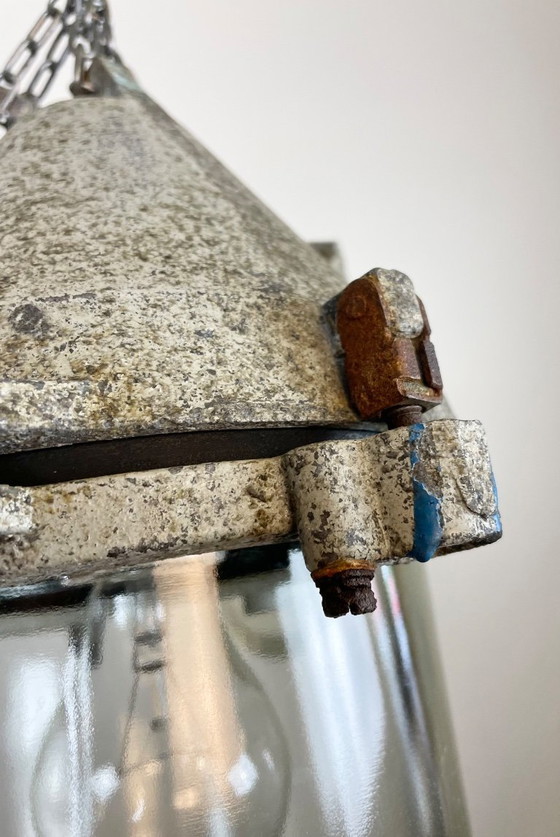 Image 1 of Industriële explosieveilige kroonluchter, jaren 70