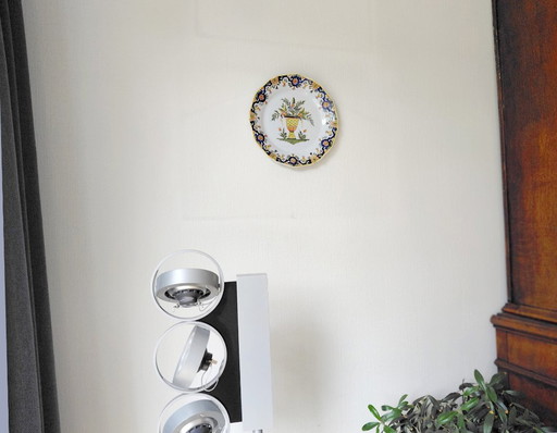 Decorazioni murali vintage anni '50 • Stile Vieux Rouen • Eldec Bxl – wanddecoratie, Ceramic (photo 2 of 12)