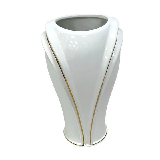 Image 1 of Elegant Porcelain Vase Welz Pfungstadt, Germany 1970s