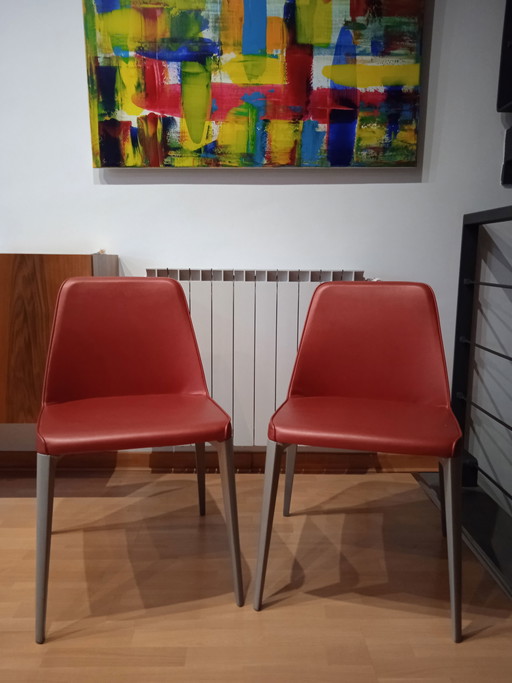 2x Pedrali Fauteuil Ester 691 Design Patrick Jouin