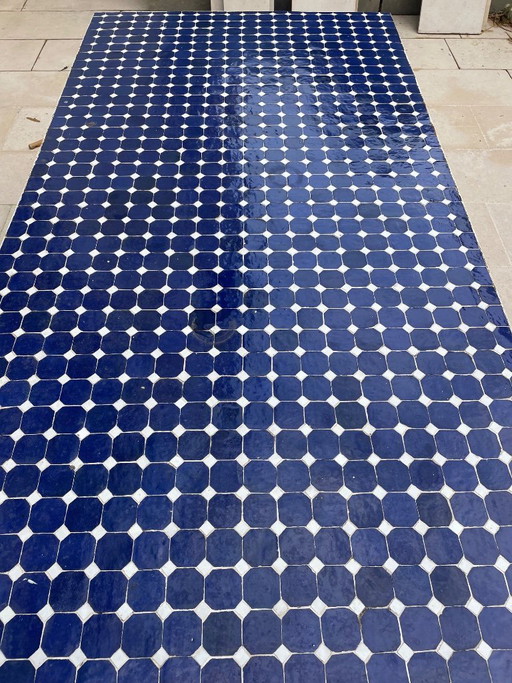 Moroccan zellige table