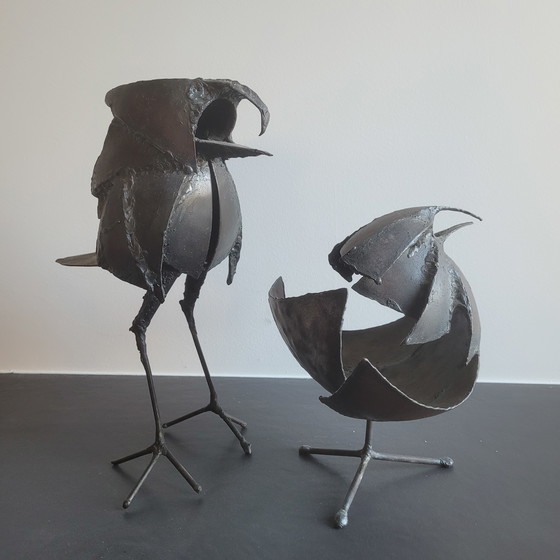 Image 1 of Michel Anasse Metal Zoomorph Sculpture