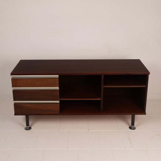 Low cabinet Pitagora by Renato Venturi and Ennio Fazioli for MIM, 1960 – MIM Roma, Metal, Mid Century Modern (photo 10 of 26)