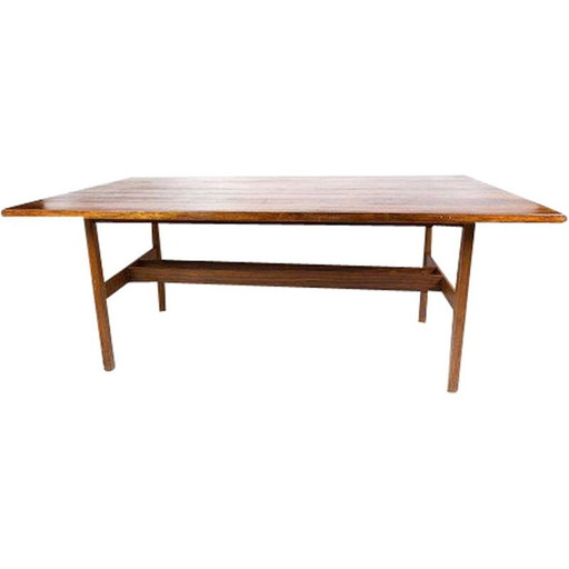 Mesa de comedor vintage de palisandro danés de los años 60