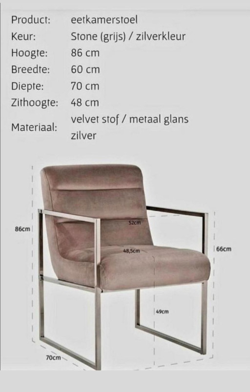 4 new richmond dining chairs