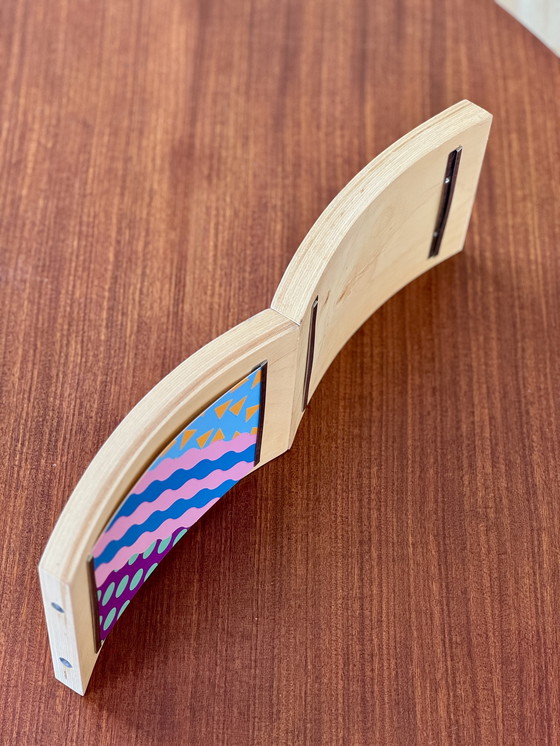 Image 1 of Vintage IKEA picture frames plywood modular Scandinavian design 90s