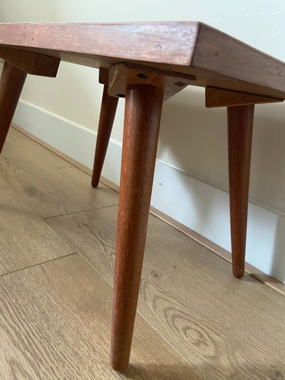 Image 1 of Midcentury plant table, mahogany, 1960s